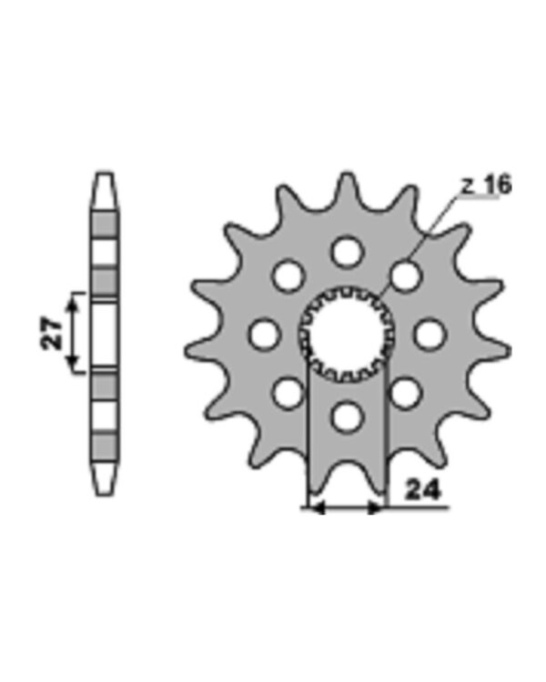 SPROCKETS PBR FRONT 2190-16