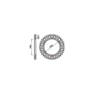 SPROCKETS PBR REAR 4434-43