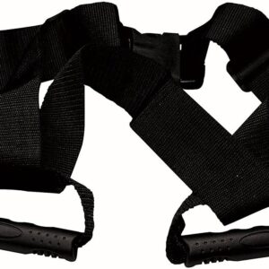 PILLION GRIPPER STRAP MSD BLACK