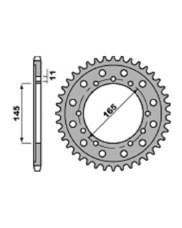 SPROCKETS PBR REAR 4367-45