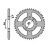 SPROCKETS PBR REAR 0834-38