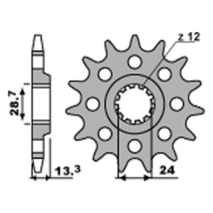 SPROCKETS PBR FRONT 522-15