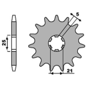 SPROCKETS PBR FRONT 567-16