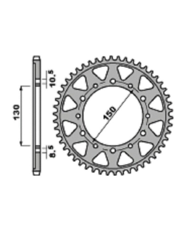 SPROCKETS PBR REAR 0860-48