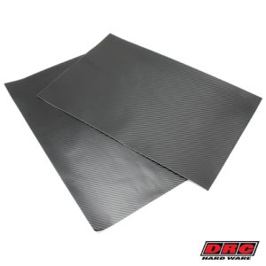 D50-02-001-2. DRC Carbon Look Sticker Sheet Decal (2 Pieces)