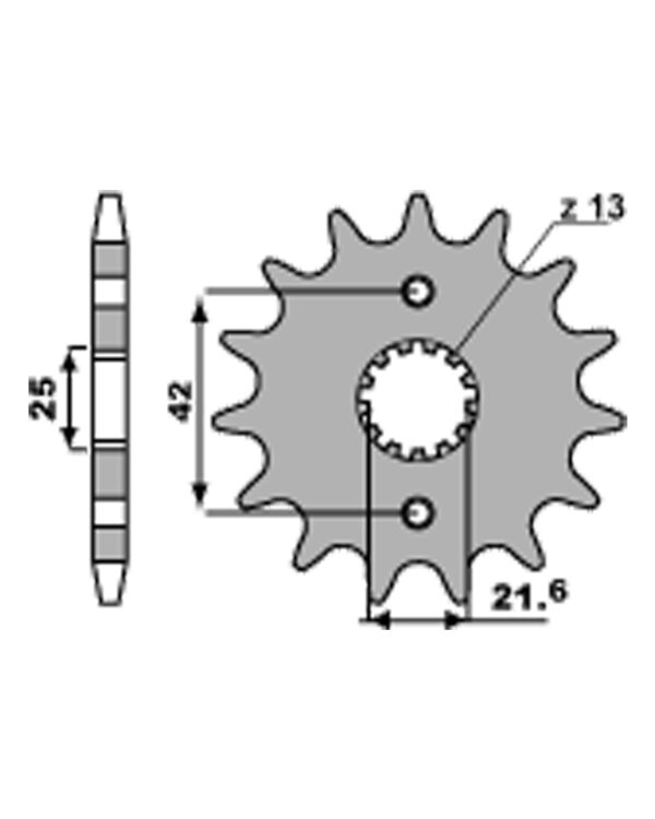 SPROCKETS PBR FRONT 513-17