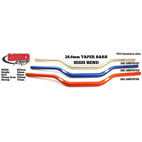 MSD High Bar 28.6mm - Various Colors