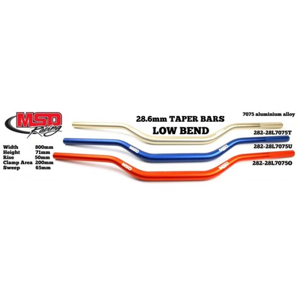 MSD Low Bar 28.6mm - Various Colors