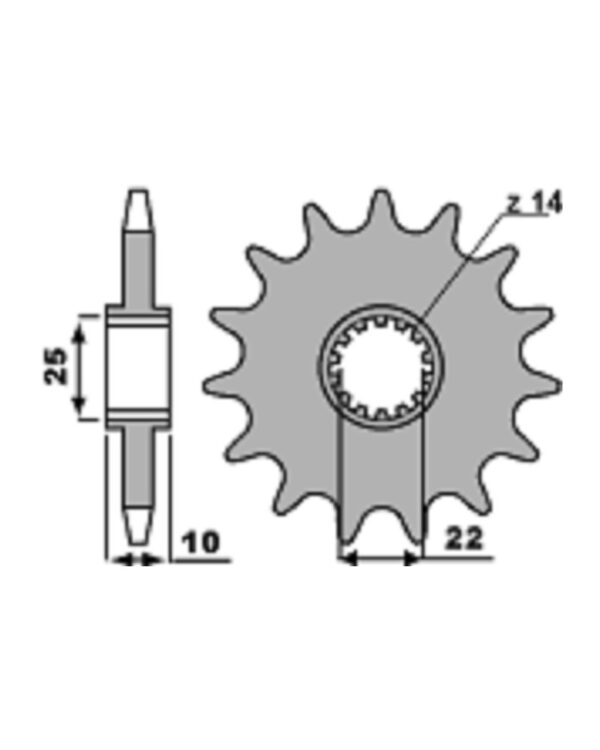 SPROCKETS PBR FRONT 2070-12