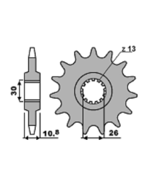 SPROCKETS PBR FRONT 2088-17