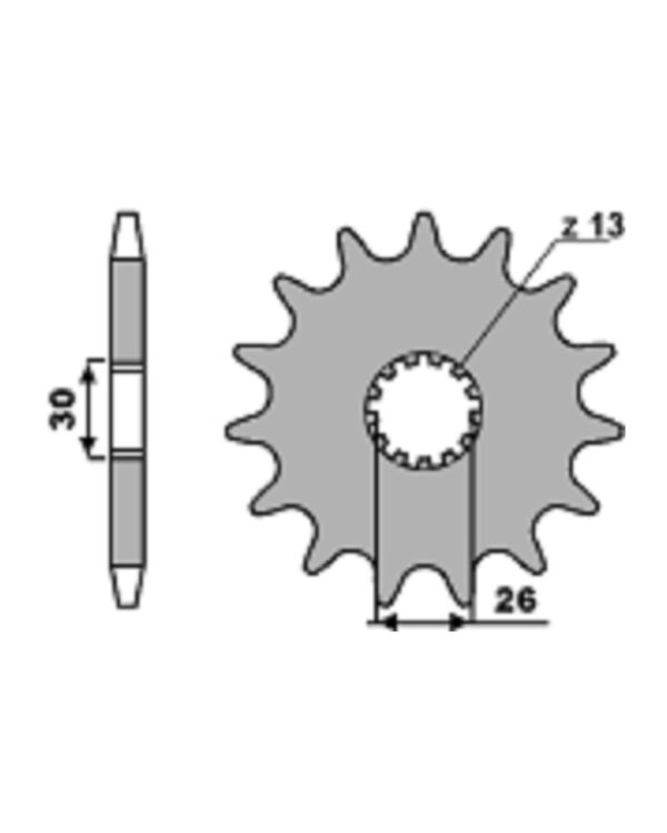 SPROCKETS PBR FRONT 2090-17