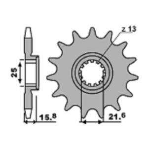 SPROCKETS PBR FRONT 2093-15