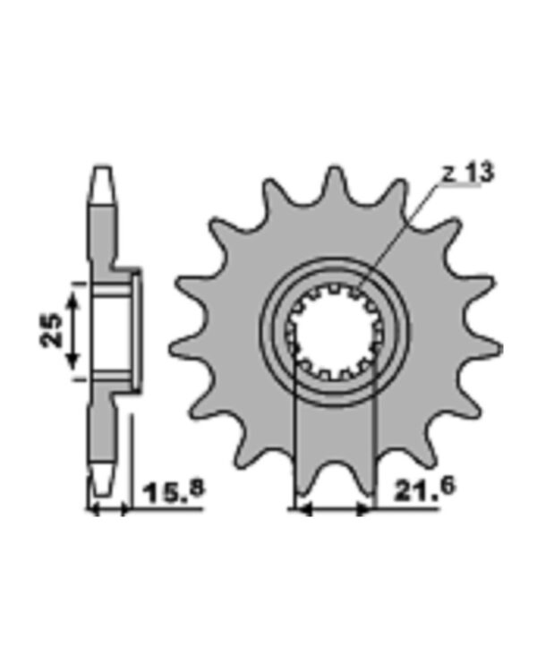 SPROCKETS PBR FRONT 2093-15