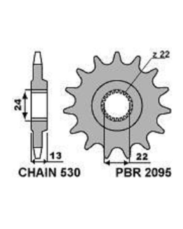 SPROCKETS PBR FRONT 2095-18