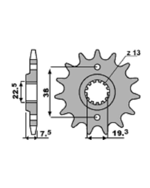 SPROCKETS PBR FRONT 2116-15
