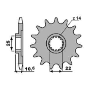 SPROCKETS PBR FRONT 2125-15