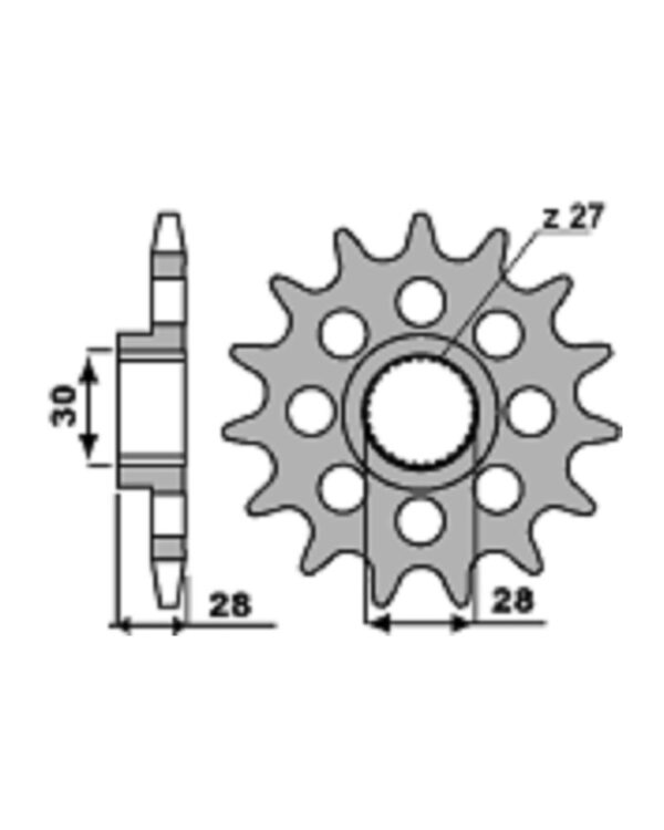 SPROCKETS PBR FRONT 2148-18