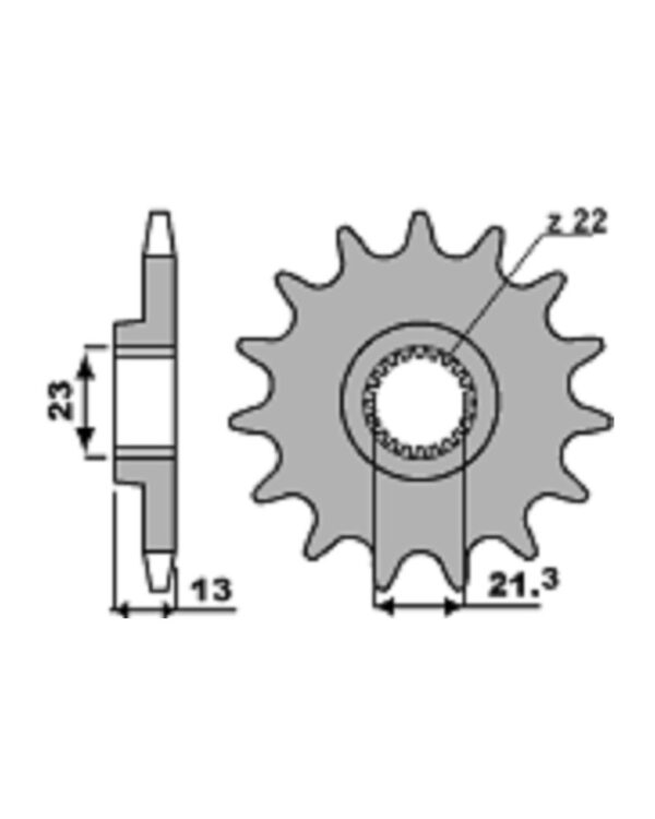 SPROCKETS PBR FRONT 2149-16