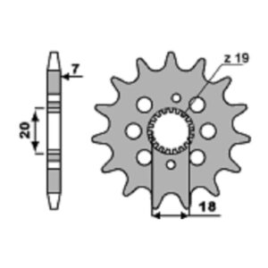 SPROCKETS PBR FRONT 2158-14