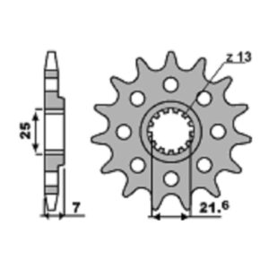SPROCKETS PBR FRONT 2167-15