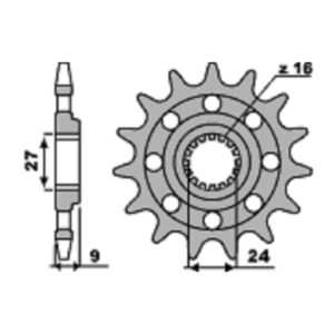 SPROCKETS PBR FRONT 2192-15