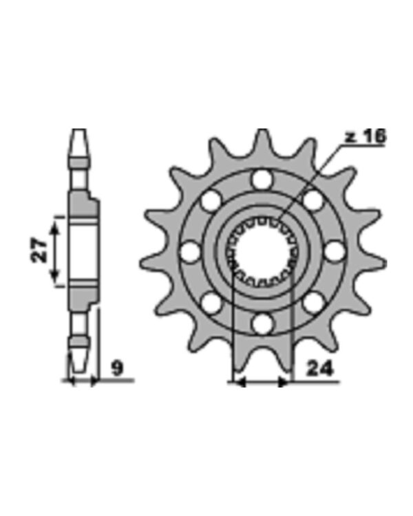 SPROCKETS PBR FRONT 2192-15
