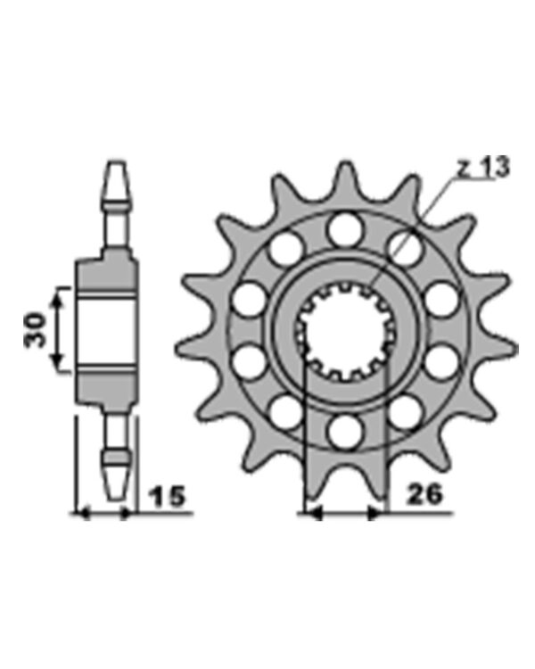 SPROCKETS PBR FRONT 2199-16