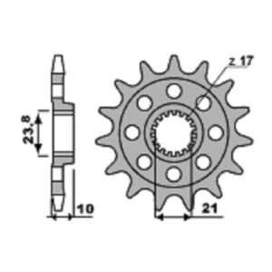 SPROCKETS PBR FRONT 2260-13