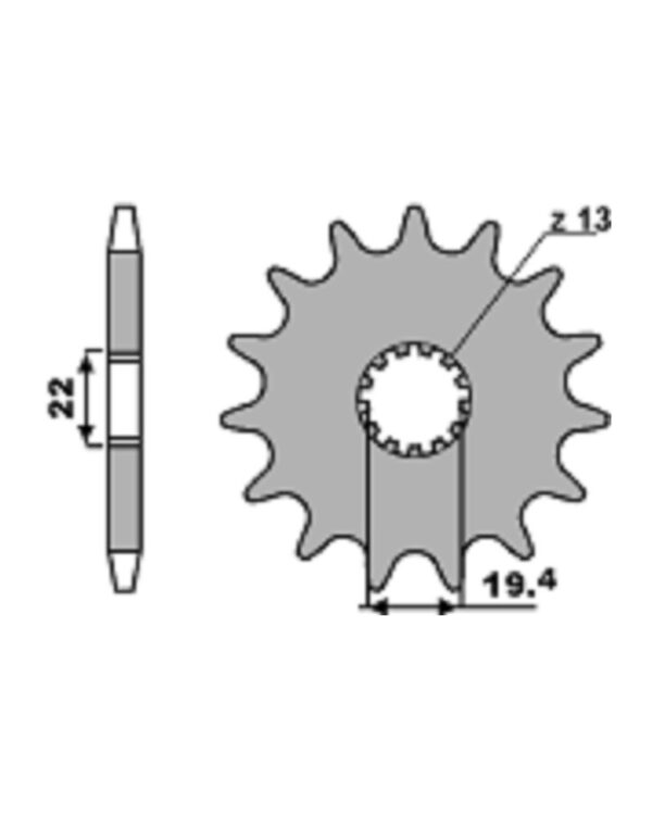 SPROCKETS PBR FRONT 4103-12