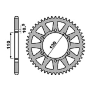 SPROCKETS PBR REAR 0504-38
