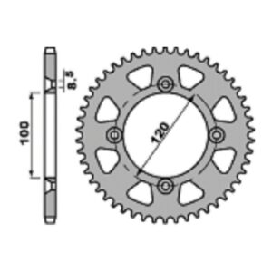 SPROCKETS PBR REAR 0798-49