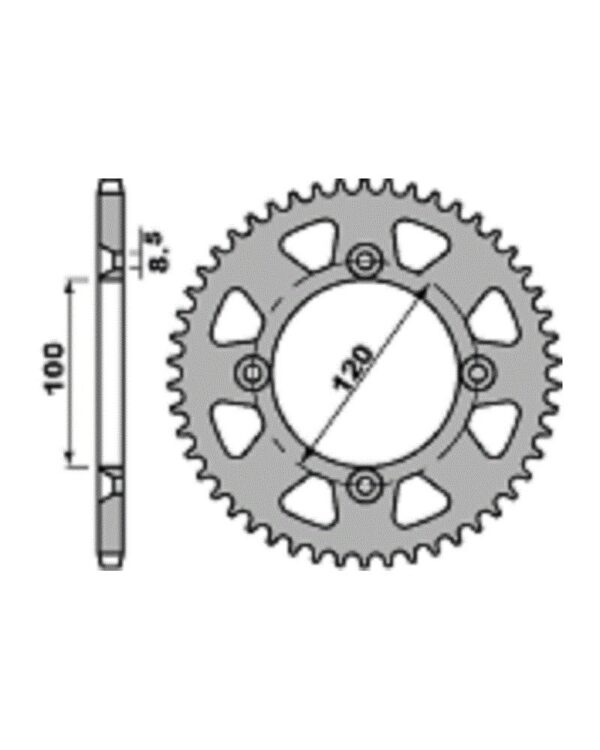SPROCKETS PBR REAR 0798-49