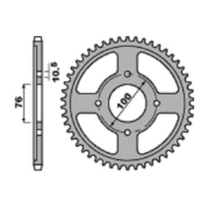 SPROCKETS PBR REAR 0817-46