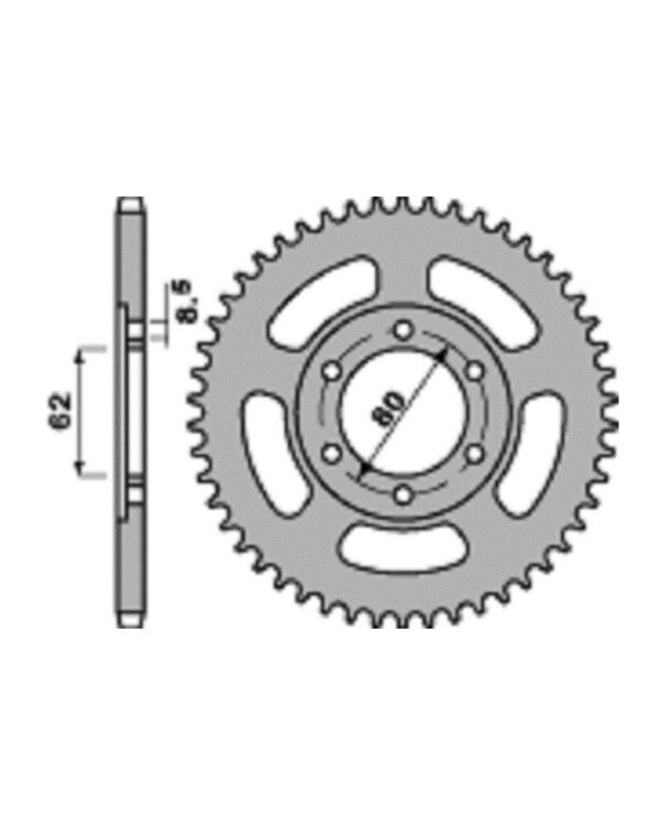 SPROCKETS PBR REAR 0842-42