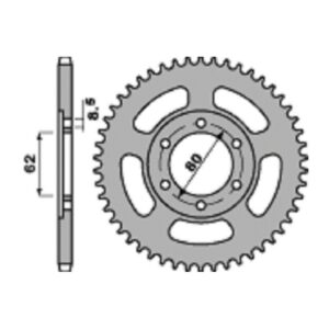 SPROCKETS PBR REAR 0842-45