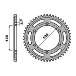 SPROCKETS PBR REAR 0900-44