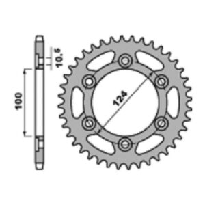 SPROCKETS PBR REAR 1027-37