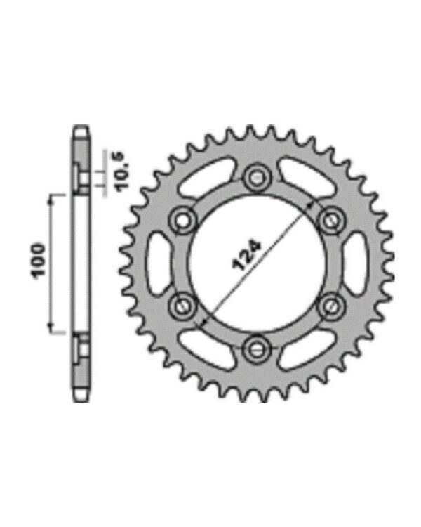 SPROCKETS PBR REAR 1027-40