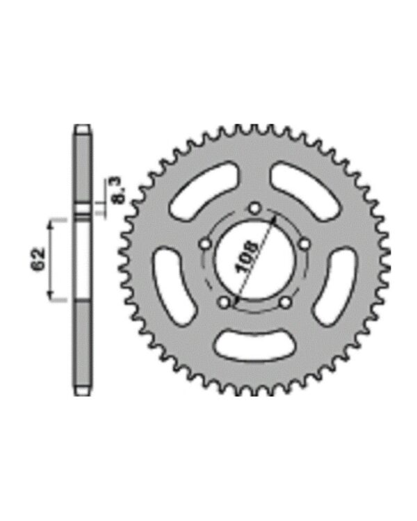 SPROCKETS PBR REAR 3557-42