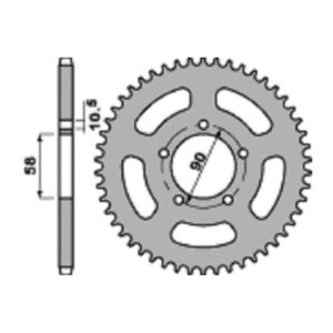 SPROCKETS PBR REAR 4305-34