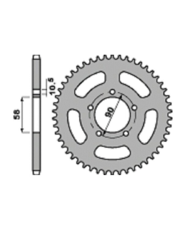 SPROCKETS PBR REAR 4305-34