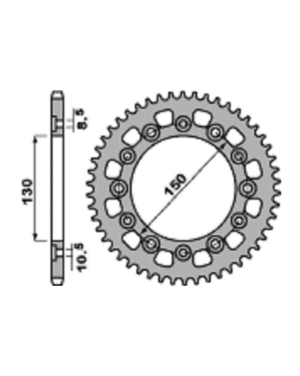 SPROCKETS PBR REAR 4309-39