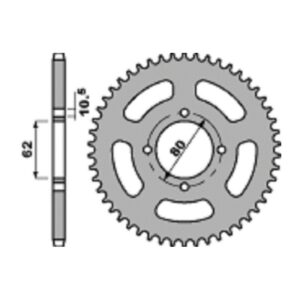 SPROCKETS PBR REAR 4344-43