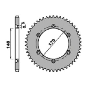 SPROCKETS PBR REAR 4360-47