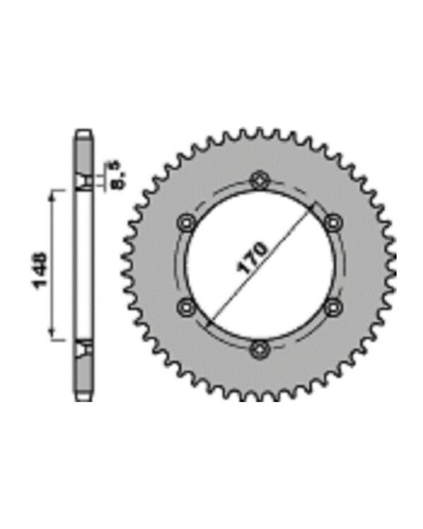 SPROCKETS PBR REAR 4360-47