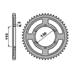 SPROCKETS PBR REAR 4372-46