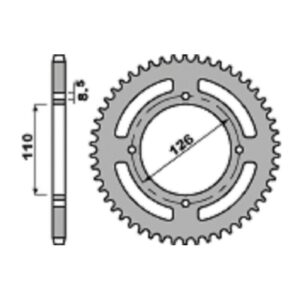 SPROCKETS PBR REAR 4418-48