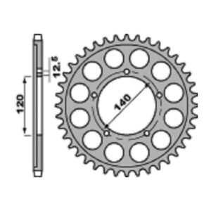 SPROCKETS PBR REAR 4459-41