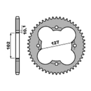SPROCKETS PBR REAR 4480-37