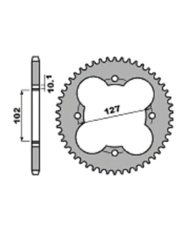 213-R-4480-37#1.jpg. PBR Rear Sprocket 4480-37